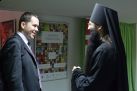 Koordynator projektu Aleksander Wasyluk z bp. Warsonofiuszem